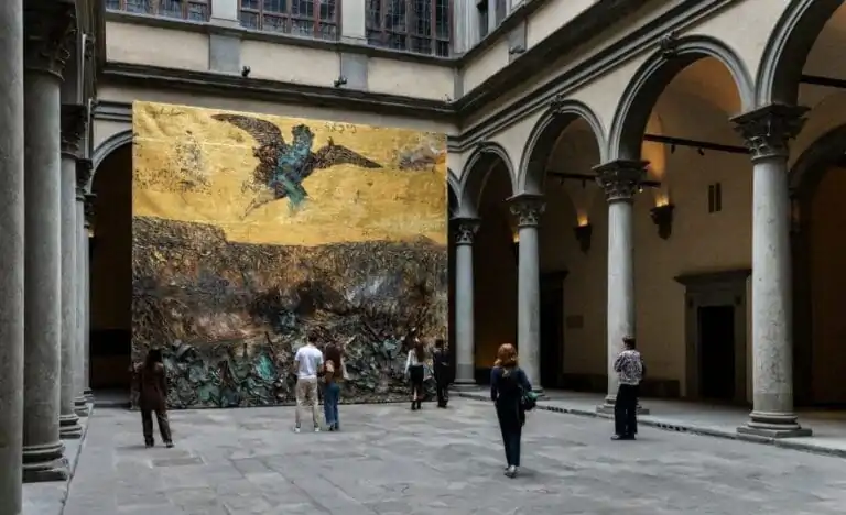 Anselm Kiefer. Angeli caduti Palazzo Strozzi Firenze 2024 1 1024x624 1