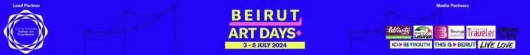 Beirut ART DAYS exhibition Banner