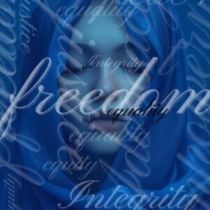 Portrait of a woman justice 1 Portriat of a woman-justice digital art by Zena Ghossoub