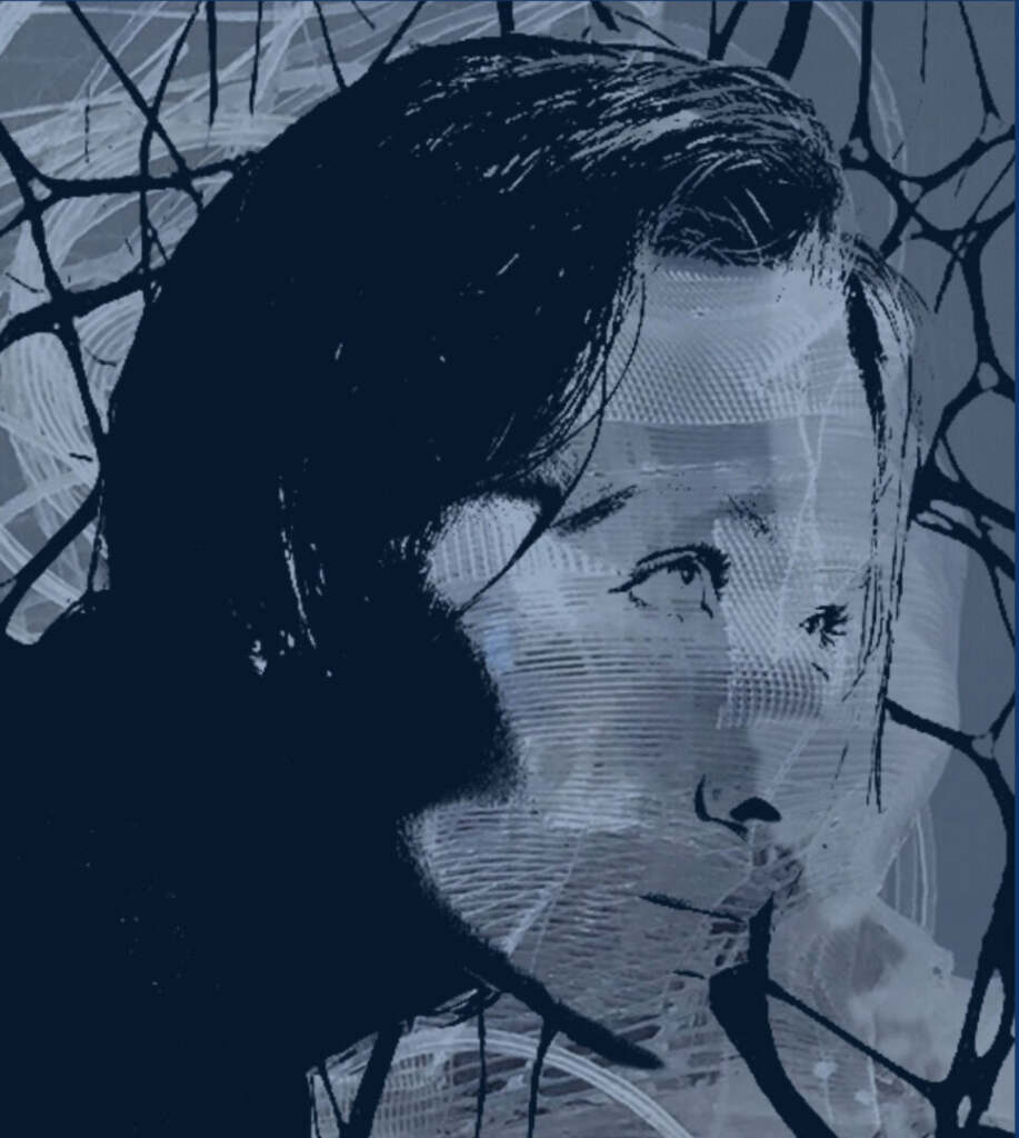 Triple Exposure sized 600x500, titled by Transformation, digital art byr Zena Ghossoub